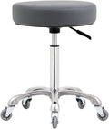 Adjustable Rolling Work Stool