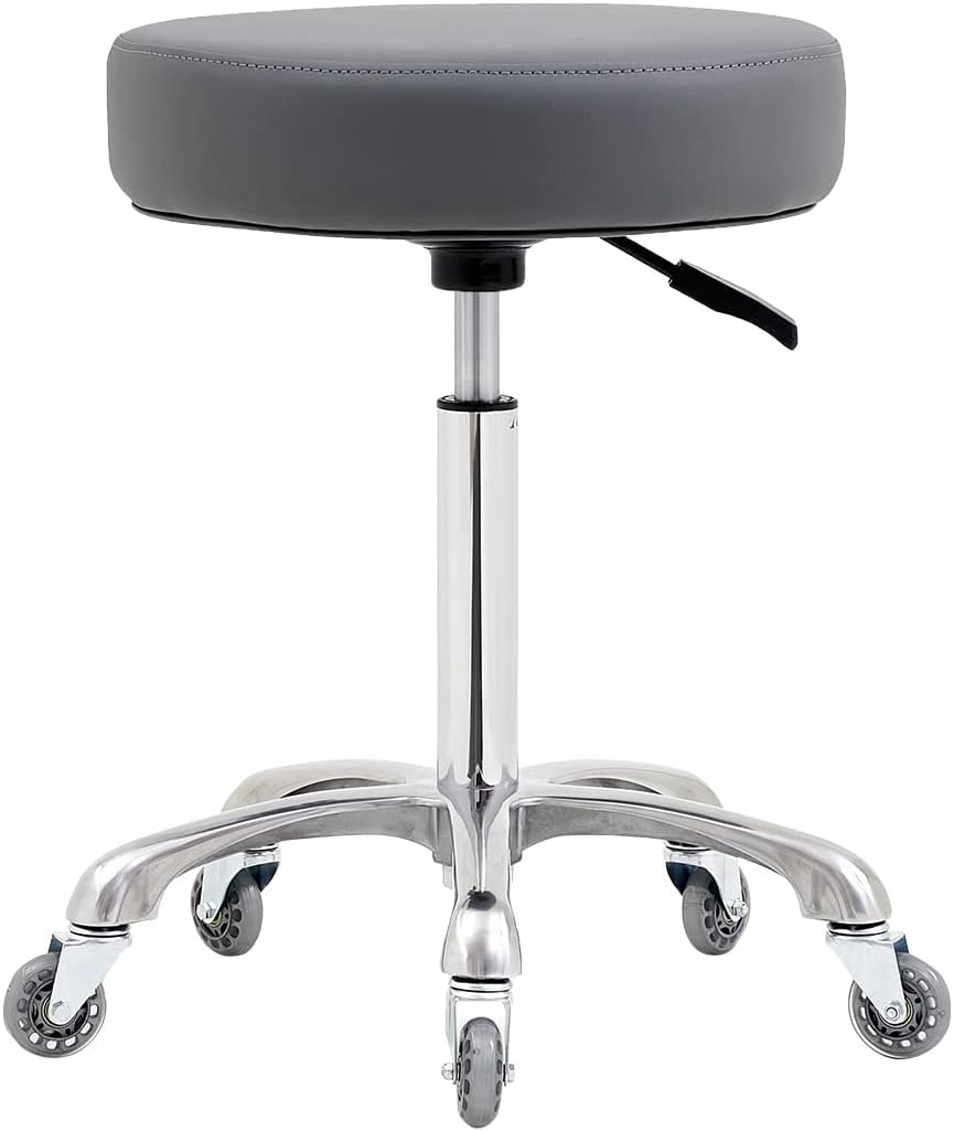 Adjustable Rolling Work Stool