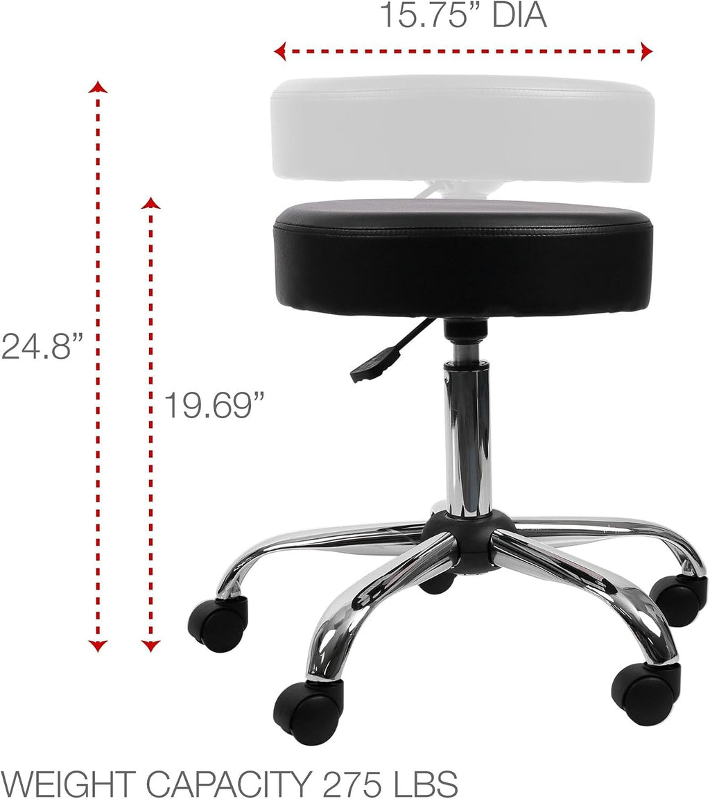 Adjustable PU Lab Stool