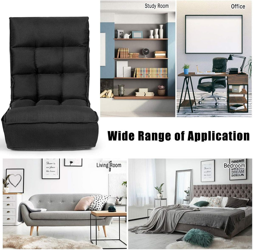 Memory Foam Foldable Floor Gaming Chair