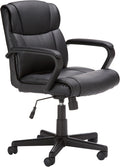 Mid-Back Faux Leather Office Task Chair