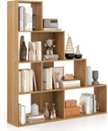4-Tier Stepped Bookshelf