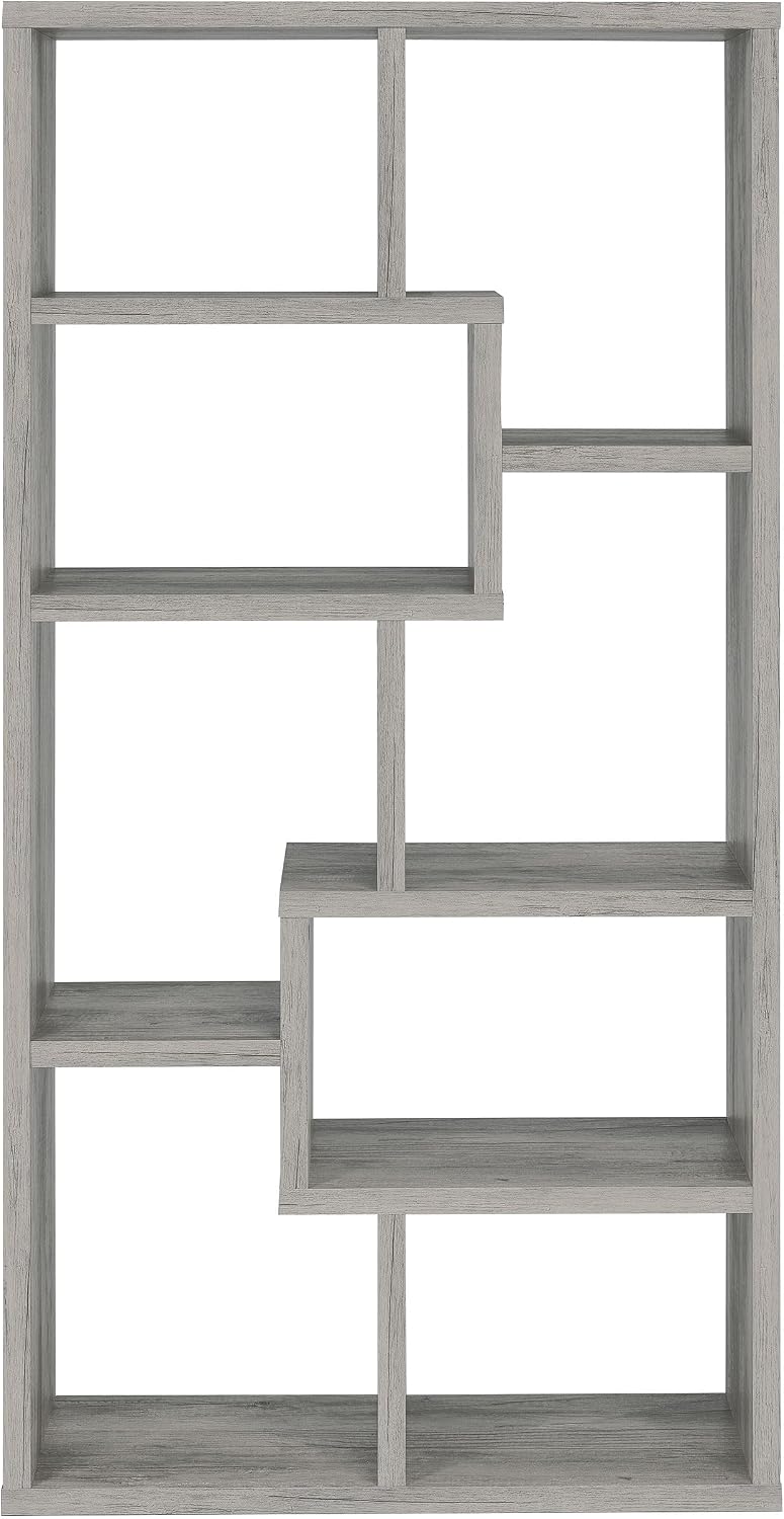 71" Geometric Bookshelf