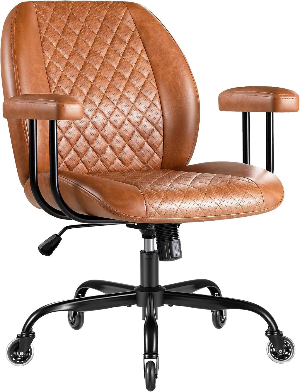Mid-Back Leather Executive Office Chair