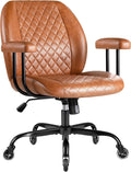Mid-Back Leather Executive Office Chair