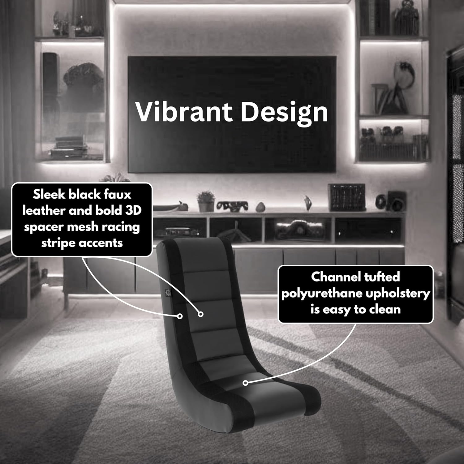 The Crew Furniture Classic Video Rocker Gaming Chair
