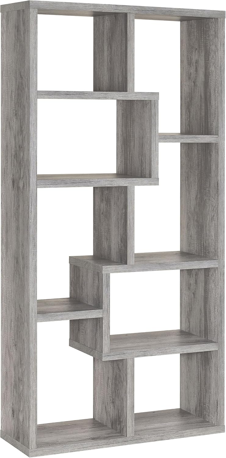 71" Geometric Bookshelf